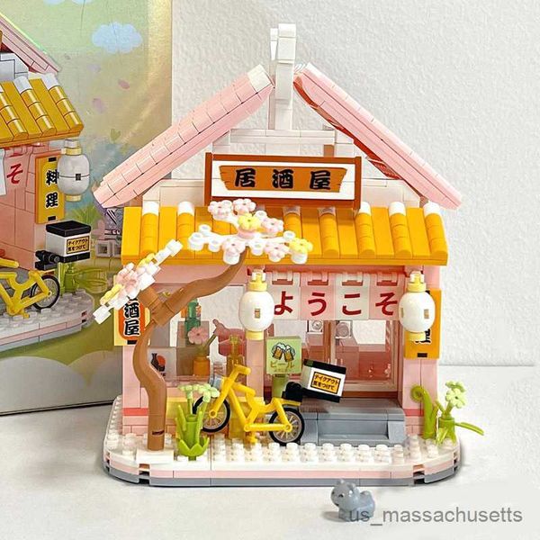 Blocks Creative City Street View Izakaya Sakura Tree House Train Model Building Blocks Cherry Blossom Hut B Toys Gift For Kid Girl R230817
Blocks Creative City Street View Izakaya Sakura Tree House Train Model Building Blocks Cherry Blossom Hut B Toys Gift For Kid Girl R230817