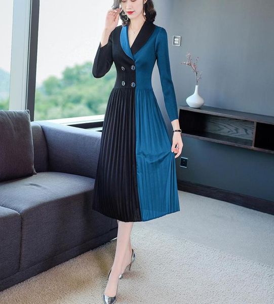 casual dresses 6986 color contrast women summer elegant double breasted long sleeves skinfriendly folds doll collar thin office d5815322, Black;gray
casual dresses 6986 color contrast women summer elegant double breasted long sleeves skinfriendly folds doll collar thin office d5815322, Black;gray