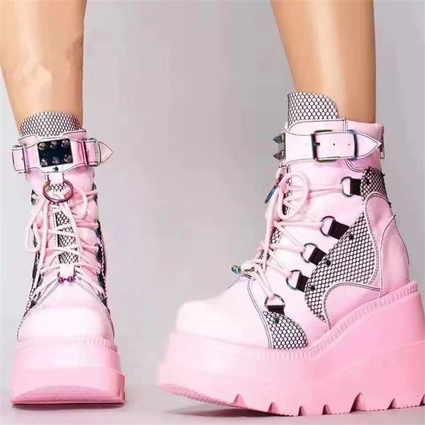 boots women punk gothic motorcycle boots platform chunky high heel ankle boot ladies cool wedge woman black female shoes 230816
boots women punk gothic motorcycle boots platform chunky high heel ankle boot ladies cool wedge woman black female shoes 230816