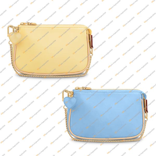 ladies fashion casual designer luxury mini pochette accessoires chain bag wallet key pouch coin purse credit card holder mirror quality m819, Red;black
ladies fashion casual designer luxury mini pochette accessoires chain bag wallet key pouch coin purse credit card holder mirror quality m819, Red;black