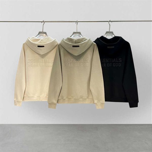 ess hoodie fog autumn/winter new essentials flocking double thread american loose zipper cardigan hooded sweater coat men, Black
ess hoodie fog autumn/winter new essentials flocking double thread american loose zipper cardigan hooded sweater coat men, Black