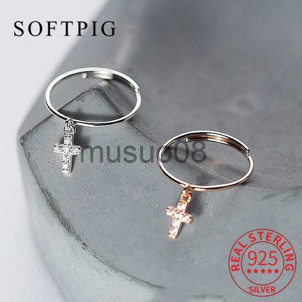 band rings softpig real 925 sterling silver zircon cross pendant adjustable ring for fashion women party classic fine jewelry accessories j2
band rings softpig real 925 sterling silver zircon cross pendant adjustable ring for fashion women party classic fine jewelry accessories j2
