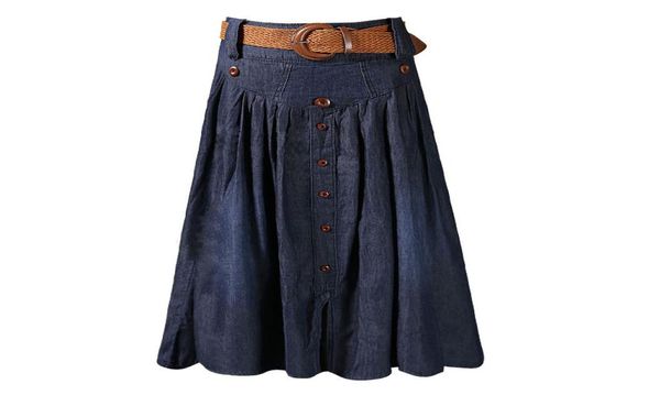 high waist long skirts women maxi jeans skirts with belt pleated denim skirts button big size s m l xl 3xl 4xl 5xl 6xl 20189801140, Black
high waist long skirts women maxi jeans skirts with belt pleated denim skirts button big size s m l xl 3xl 4xl 5xl 6xl 20189801140, Black