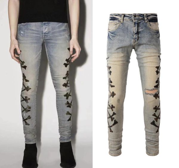 biker denim jeans with patches details men distressed rip denim cotton8957929, Blue
biker denim jeans with patches details men distressed rip denim cotton8957929, Blue
