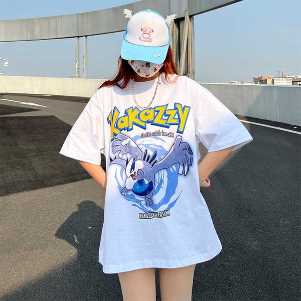 kakazy's new short sleeved t-shirt men's trend ins youth pure cotton printed t-shirt trendy brand fashionable men's clothing, White
kakazy's new short sleeved t-shirt men's trend ins youth pure cotton printed t-shirt trendy brand fashionable men's clothing, White
