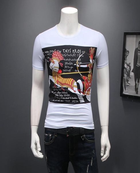 summer shortsleeved personalized men039s tshirts character printing fashion youth handsome korean version trendy bottomi3587186, White;black
summer shortsleeved personalized men039s tshirts character printing fashion youth handsome korean version trendy bottomi3587186, White;black