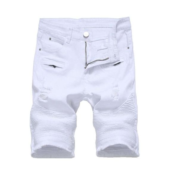 summer mens denim slim casual knee length short hole jeans for men straight bermuda masculina white black red1780355
summer mens denim slim casual knee length short hole jeans for men straight bermuda masculina white black red1780355