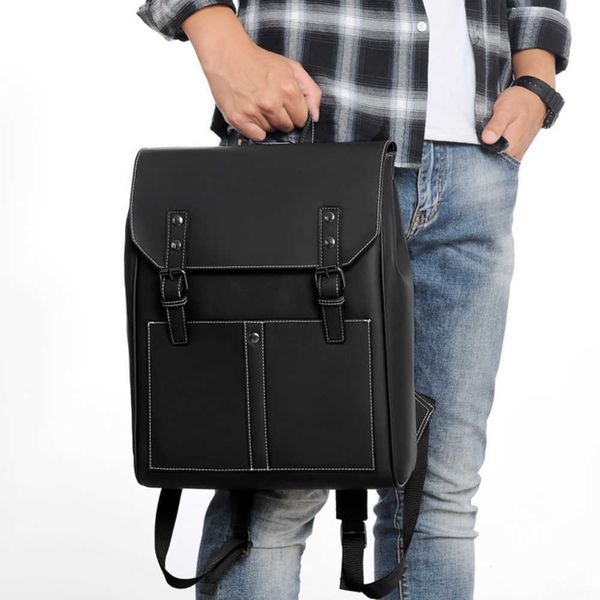 new style pu soft leather backpack large capacity backpack travel leisure fashion computer bag men 230817
new style pu soft leather backpack large capacity backpack travel leisure fashion computer bag men 230817