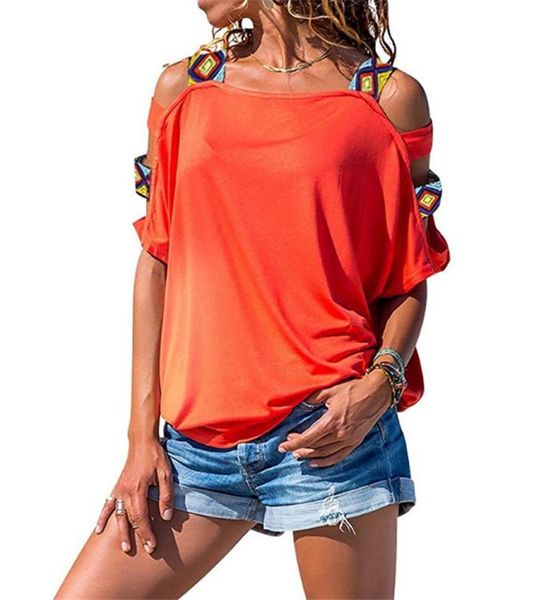 summer women t shirt short sleeve solid color cutout strapless woman t shirt trendy word off shoulder 3219843, White
summer women t shirt short sleeve solid color cutout strapless woman t shirt trendy word off shoulder 3219843, White