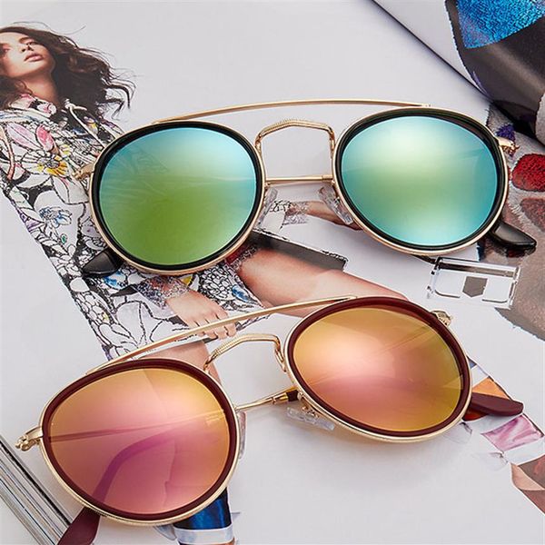 classic round sunglasses men women double bridge desinger eyewear metal frame sun glasses mirror uv400 protection sunglass with ca260t, White;black
classic round sunglasses men women double bridge desinger eyewear metal frame sun glasses mirror uv400 protection sunglass with ca260t, White;black