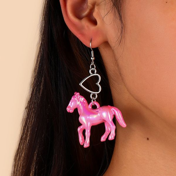 acrylic three-dimensional plastic pony earrings, female earrings, earrings, earrings, pendants, jewelry decoration, Silver
acrylic three-dimensional plastic pony earrings, female earrings, earrings, earrings, pendants, jewelry decoration, Silver