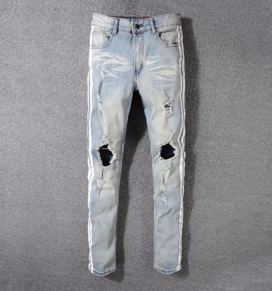2019 sexemara new italy style distressed men destroyed pants snake skin patches black skinny biker slim jeans pants 53212780902, Blue
2019 sexemara new italy style distressed men destroyed pants snake skin patches black skinny biker slim jeans pants 53212780902, Blue