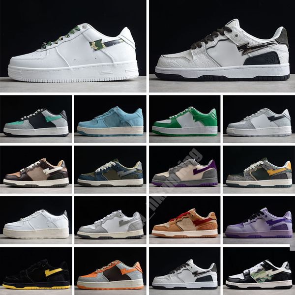 casual shoes bap designer camo trainers sports sneakers platform shoe black white green red orange camouflage classic men women 36-45
casual shoes bap designer camo trainers sports sneakers platform shoe black white green red orange camouflage classic men women 36-45