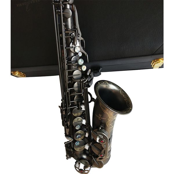 black nickel gold alto saxophone black ebtune musical instrument a-992 sax alto saxophone with mouthpiece. reed. neck. case
black nickel gold alto saxophone black ebtune musical instrument a-992 sax alto saxophone with mouthpiece. reed. neck. case
