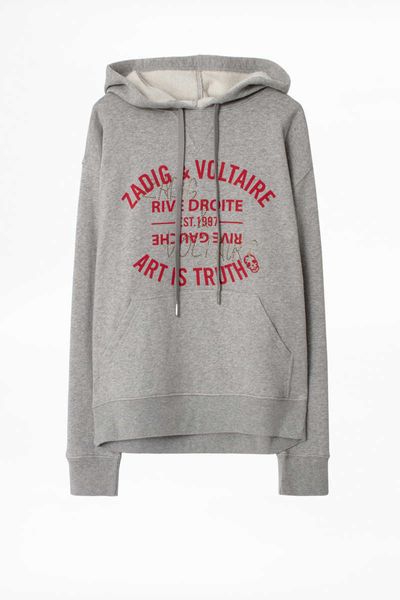 zadig voltaire women's sweatshirt pullover zv letter printing diamond treasure blue cotton fleece hoodie for women, Black
zadig voltaire women's sweatshirt pullover zv letter printing diamond treasure blue cotton fleece hoodie for women, Black
