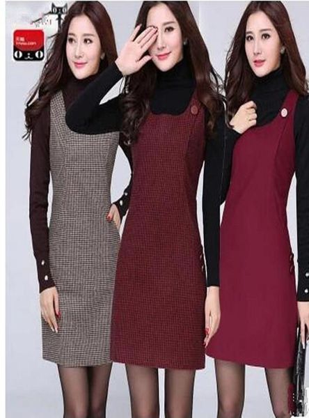 women dress fashion large multipocket autumn winter dresses primer slim sleeveless wool vest dresses for women 01 y4475740, White;black
women dress fashion large multipocket autumn winter dresses primer slim sleeveless wool vest dresses for women 01 y4475740, White;black