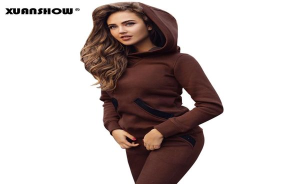 xuanshow 2019 fashion autumn winter tracksuit women hoodies sweatshirts long pants two piece set outfits knitted chandal mujer y21697402, White
xuanshow 2019 fashion autumn winter tracksuit women hoodies sweatshirts long pants two piece set outfits knitted chandal mujer y21697402, White