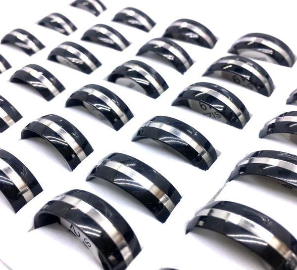 whole 36pcs black men039s women039s stainless steel band ring fashion jewelry party favor gifts finger rings mix styles8443612, Silver
whole 36pcs black men039s women039s stainless steel band ring fashion jewelry party favor gifts finger rings mix styles8443612, Silver