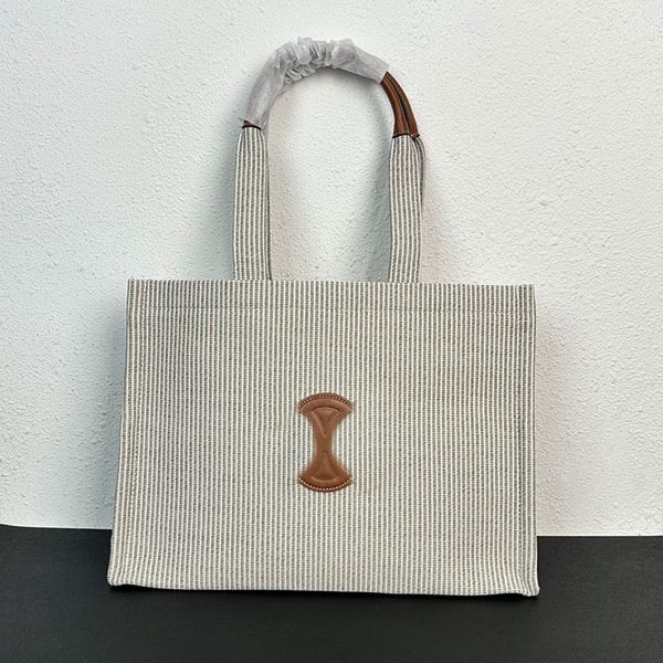 tote shopping bag women handbags purse striped fabric cowhide letter cotton canvas internal zipper pocket large capacity pockets fashion sho
tote shopping bag women handbags purse striped fabric cowhide letter cotton canvas internal zipper pocket large capacity pockets fashion sho