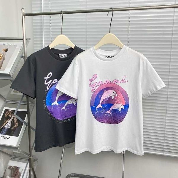 23ss ganni women designer summer cotton t shirt classic letter print pullover round neck casual fashion short sleeve tees women, White
23ss ganni women designer summer cotton t shirt classic letter print pullover round neck casual fashion short sleeve tees women, White