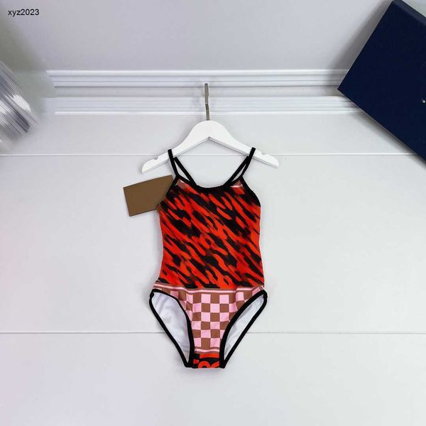 23ss baby bikini cross strap girls swimwear designer one-piece letter plaid printing kid beach supplies size 80-150 cm june27, Black
23ss baby bikini cross strap girls swimwear designer one-piece letter plaid printing kid beach supplies size 80-150 cm june27, Black