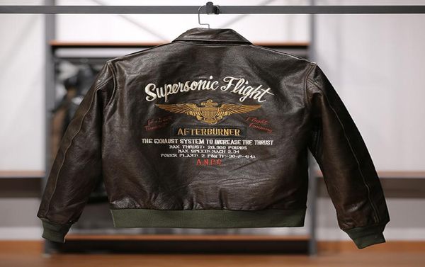 embroidery little wing air force jacket a2 flight suit planttanned goat skin3650920, Black;brown
embroidery little wing air force jacket a2 flight suit planttanned goat skin3650920, Black;brown