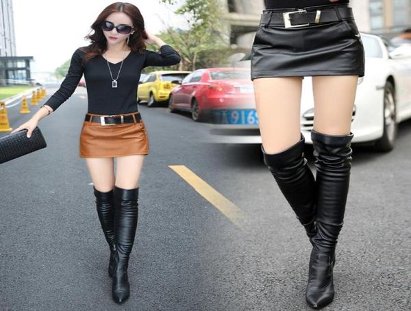 new design fashion women039s high waist with belt sashes pu leather short skirt inside safety shorts culottes boot cut sho9897586, Black
new design fashion women039s high waist with belt sashes pu leather short skirt inside safety shorts culottes boot cut sho9897586, Black