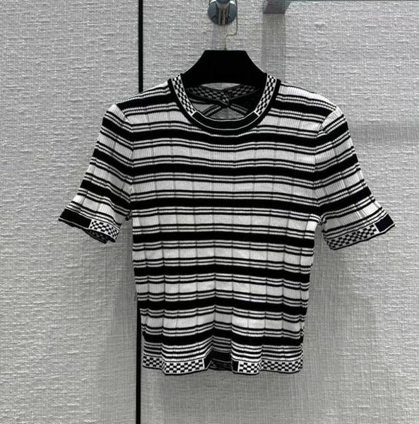 201 2023 spring women039s sweaters brand same style short sleeve crew neck t shirt black pink sweater women clothes xue1266462, White;black
201 2023 spring women039s sweaters brand same style short sleeve crew neck t shirt black pink sweater women clothes xue1266462, White;black