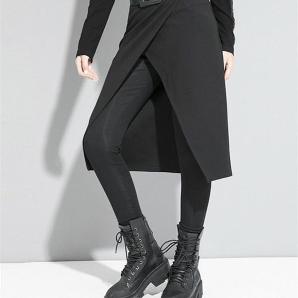 eam high elastic waist black stitch long false two trousers loose fit pants women fashion spring autumn 1s191 2203287344613, Black;white
eam high elastic waist black stitch long false two trousers loose fit pants women fashion spring autumn 1s191 2203287344613, Black;white