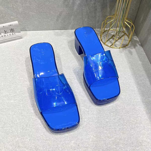 2023g new summer daily beach thick heel crystal transparent sandals candy color one line female slippers, Black
2023g new summer daily beach thick heel crystal transparent sandals candy color one line female slippers, Black