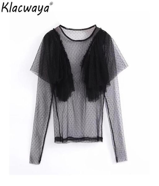 women black transparent organza blouse shirts 2021 summer beach fashion ladies elegant sun shirt parties girls chic femme wom2304692, White
women black transparent organza blouse shirts 2021 summer beach fashion ladies elegant sun shirt parties girls chic femme wom2304692, White