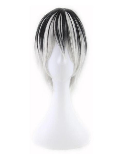 woodfestival natural heat resistant anime wig short straight hair two tone black and white synthetic wigs fiber cosplay4238929
woodfestival natural heat resistant anime wig short straight hair two tone black and white synthetic wigs fiber cosplay4238929