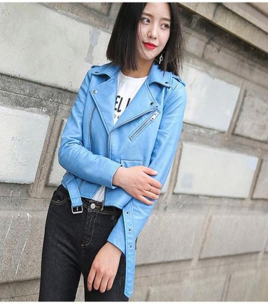 leather jacket for women fashion pu jackets solid motorcycle faux biker short coat soft turndown collar female leather 1091439, Black;brown
leather jacket for women fashion pu jackets solid motorcycle faux biker short coat soft turndown collar female leather 1091439, Black;brown