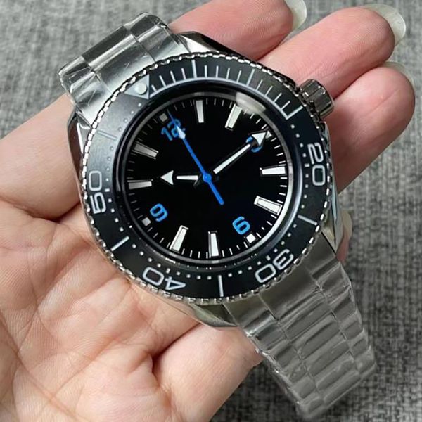 men's watch luxury watch 45mm men's designer watch stainless steel watch sapphire 904l montre de luxe, Slivery;brown
men's watch luxury watch 45mm men's designer watch stainless steel watch sapphire 904l montre de luxe, Slivery;brown