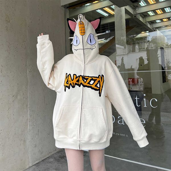 kakazy american cartoon hip hop sweater men's spring hooded heavy duty loose coat spring and autumn fashion brand top, Black
kakazy american cartoon hip hop sweater men's spring hooded heavy duty loose coat spring and autumn fashion brand top, Black