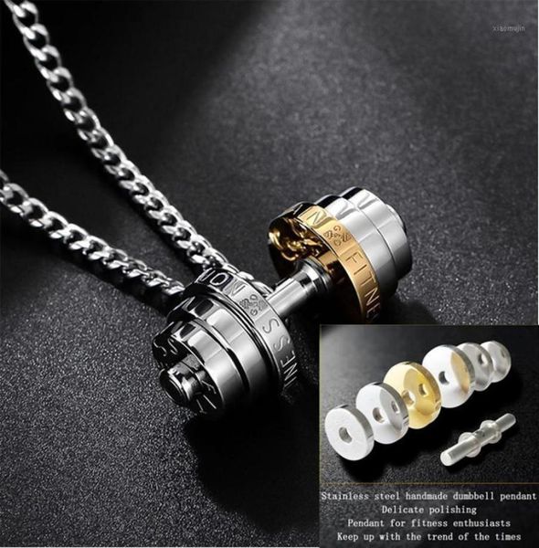 pendant necklaces couple on neck barbell stainless steel weight necklace gym men039s whole gold jewelry2316375, Silver
pendant necklaces couple on neck barbell stainless steel weight necklace gym men039s whole gold jewelry2316375, Silver