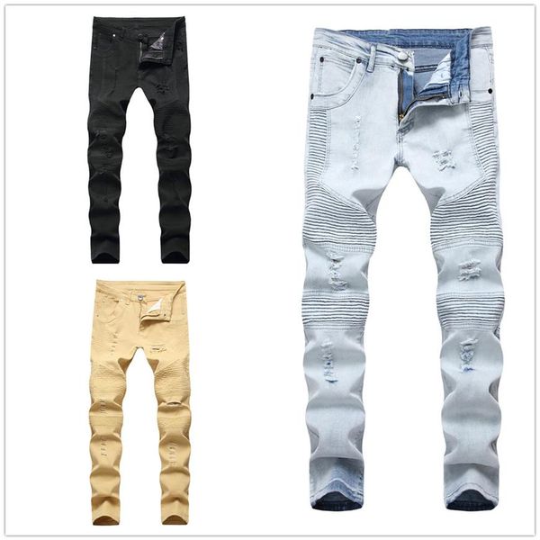 men's jeans man biker clothing pants slip destroyed mens slim denim straight skinny men ripped jean fashion personality blue 264a
men's jeans man biker clothing pants slip destroyed mens slim denim straight skinny men ripped jean fashion personality blue 264a