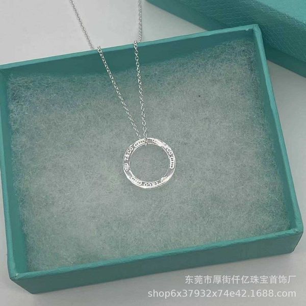 designer's 1837 high edition circle necklace tiffay s925 sterling silver fashion minimalist collar chain 8wb0, Black
designer's 1837 high edition circle necklace tiffay s925 sterling silver fashion minimalist collar chain 8wb0, Black