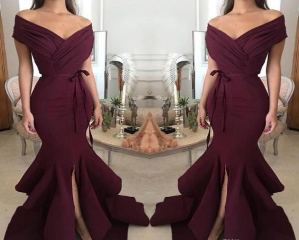 2019 burgundy prom dress mermaid off shoulder long formal pageant holidays wear graduation evening party gown custom made plus siz7806576, Black
2019 burgundy prom dress mermaid off shoulder long formal pageant holidays wear graduation evening party gown custom made plus siz7806576, Black