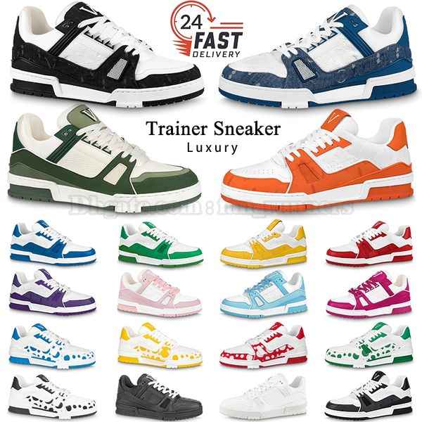 designer casual shoes virgils trainer abloh sneakers for mens women in luxurys monogram denim canvas leather abloh white olive green red blu, Black
designer casual shoes virgils trainer abloh sneakers for mens women in luxurys monogram denim canvas leather abloh white olive green red blu, Black