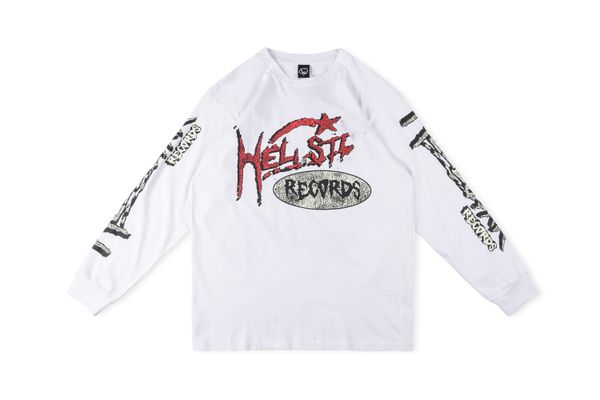 mens designer long t shirts women long sleeve hellstar studios records crewneck tee print men casual long sleeve street long top, White;black
mens designer long t shirts women long sleeve hellstar studios records crewneck tee print men casual long sleeve street long top, White;black