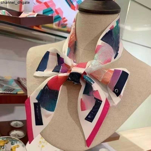 new style channel scarf small silk scarves for travel headbands small fragrant wind straps fashionable and versatile imitation silk streamer, Blue;gray
new style channel scarf small silk scarves for travel headbands small fragrant wind straps fashionable and versatile imitation silk streamer, Blue;gray