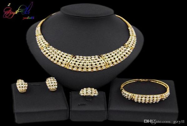 yulaili classic african gold necklace earrings bracelet ring nigerian wedding bridal crystal jewelry sets 67589599087762, Black
yulaili classic african gold necklace earrings bracelet ring nigerian wedding bridal crystal jewelry sets 67589599087762, Black