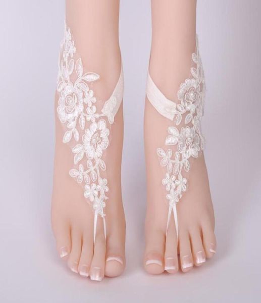 new lace floral bridal anklet foot chain barefoot sandals wedding accessory foot jewelry6048556, White
new lace floral bridal anklet foot chain barefoot sandals wedding accessory foot jewelry6048556, White