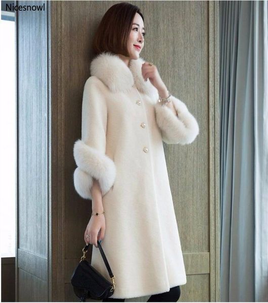 winter women coat pure color faux fur collars female sheepskin coats cashmere coats plus size6170507, Black
winter women coat pure color faux fur collars female sheepskin coats cashmere coats plus size6170507, Black