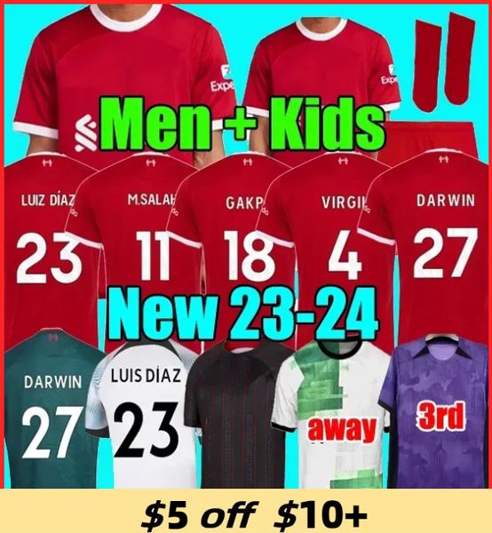 23/24 soccer jerseys fan player version GAKPO DARWIN 2023 Luis DIaz Alexander Arnold football kit MAC ALLISTER Szoboszlai kids uniform A.BECKER goalkeepe, 23 24 men home
23/24 soccer jerseys fan player version GAKPO DARWIN 2023 Luis DIaz Alexander Arnold football kit MAC ALLISTER Szoboszlai kids uniform A.BECKER goalkeepe, 23 24 men home