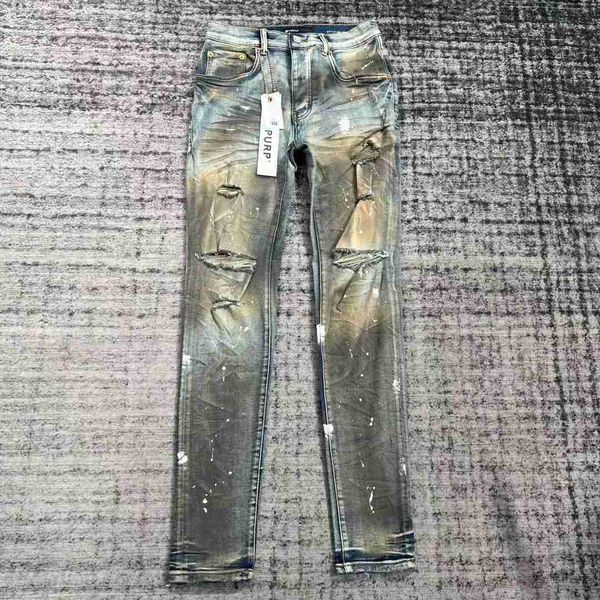 purple jeans designer mens jeans pants pantalones mens ripped straight regular denim tears washed old long hole, Blue
purple jeans designer mens jeans pants pantalones mens ripped straight regular denim tears washed old long hole, Blue