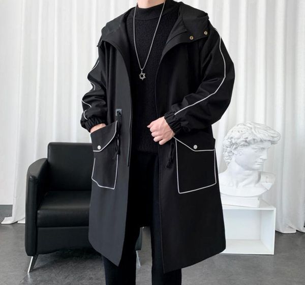men039s trench coats men hooded jackets harajuku windbreaker pocket overcoat male casual outwear hip hop streetwear long coat7712055, Tan;black
men039s trench coats men hooded jackets harajuku windbreaker pocket overcoat male casual outwear hip hop streetwear long coat7712055, Tan;black