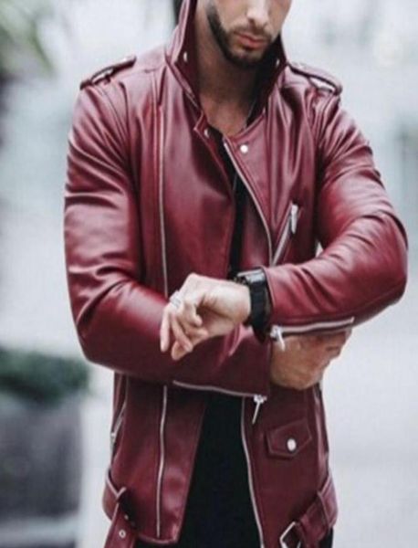 men039s jackets slim fit leather men fashion long sleeve stand collar winter zipper mont black wine red faux coatsmen039s2925053, Black;brown
men039s jackets slim fit leather men fashion long sleeve stand collar winter zipper mont black wine red faux coatsmen039s2925053, Black;brown