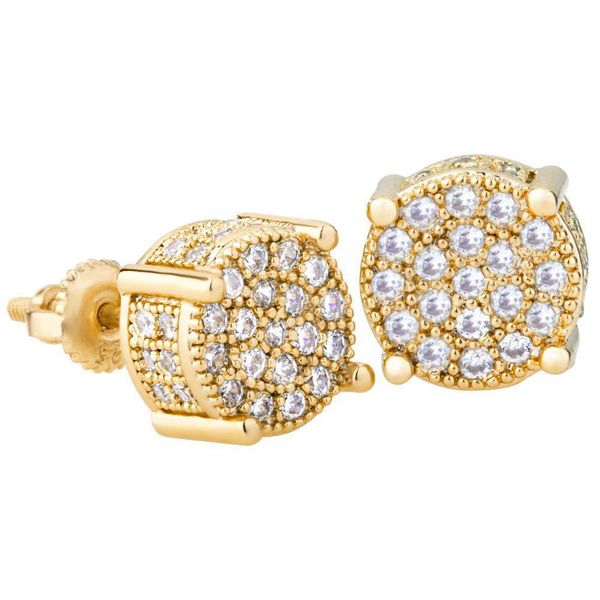 luxury gold color round cz stud earrings hip hop zircon stud earringsfor women men wedding anniversary gift jewelry, Golden;silver
luxury gold color round cz stud earrings hip hop zircon stud earringsfor women men wedding anniversary gift jewelry, Golden;silver